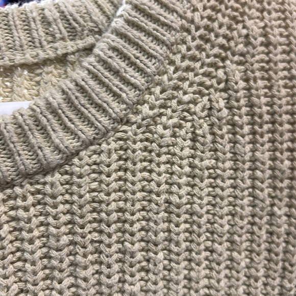 Madewell Textural-Knit Pullover Sweater in Green Large - Picture 10 of 10